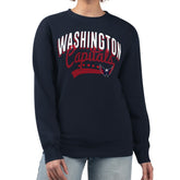 Washington Capitals G-III 4Her by Carl Banks Women's Filigree Team Graphic Fleece Pullover Sweatshirt