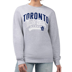 Toronto Maple Leafs G-III 4Her by Carl Banks Women's Filigree Team Graphic Fleece Pullover Sweatshirt