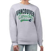 Vancouver Canucks G-III 4Her by Carl Banks Women's Filigree Team Graphic Fleece Pullover Sweatshirt