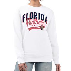 Florida Panthers G-III 4Her by Carl Banks Women's Filigree Team Graphic Fleece Pullover Sweatshirt