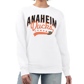 Anaheim Ducks G-III 4Her by Carl Banks Women's Filigree Team Graphic Fleece Pullover Sweatshirt