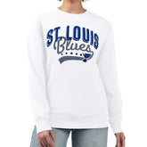 St. Louis Blues G-III 4Her by Carl Banks Women's Filigree Team Graphic Fleece Pullover Sweatshirt