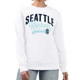 Seattle Kraken G-III 4Her by Carl Banks Women's Filigree Team Graphic Fleece Pullover Sweatshirt