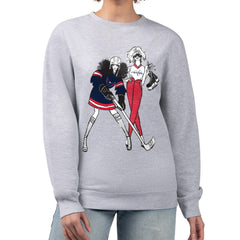 Washington Capitals G-III 4Her by Carl Banks Women's Hockey Girls Team Graphic Fleece Pullover Sweatshirt