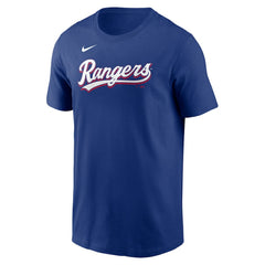 Evan Carter Texas Rangers Fuse Name & Number T-Shirt - Royal | Nike