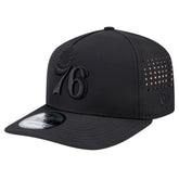 Philadelphia 76ers Vented 9FIFTY A-Frame Snapback Hat - Black | New Era shop