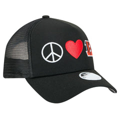 NFL Cincinnati Bengals Women's Peace & Love Trucker 9FORTY Adjustable Hat