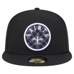 NFL New Orleans Saints Checkered 59FIFTY Fitted Hat