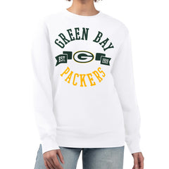 NFL Green Bay Packers G-III 4Her by Carl Banks Women's Large Team Graphic Fleece Pullover Sweatshirt