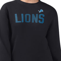 NFL Detroit Lions G-III 4Her by Carl Banks Women's Dot Print Team Graphic Fleece Pullover Sweatshirt