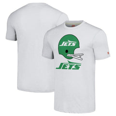 NFL New York Jets Homage Unisex Big Helmet Tri-Blend T-Shirt