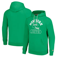 NFL New York Jets Homage Unisex Helmet Tri-Blend Pullover Hoodie