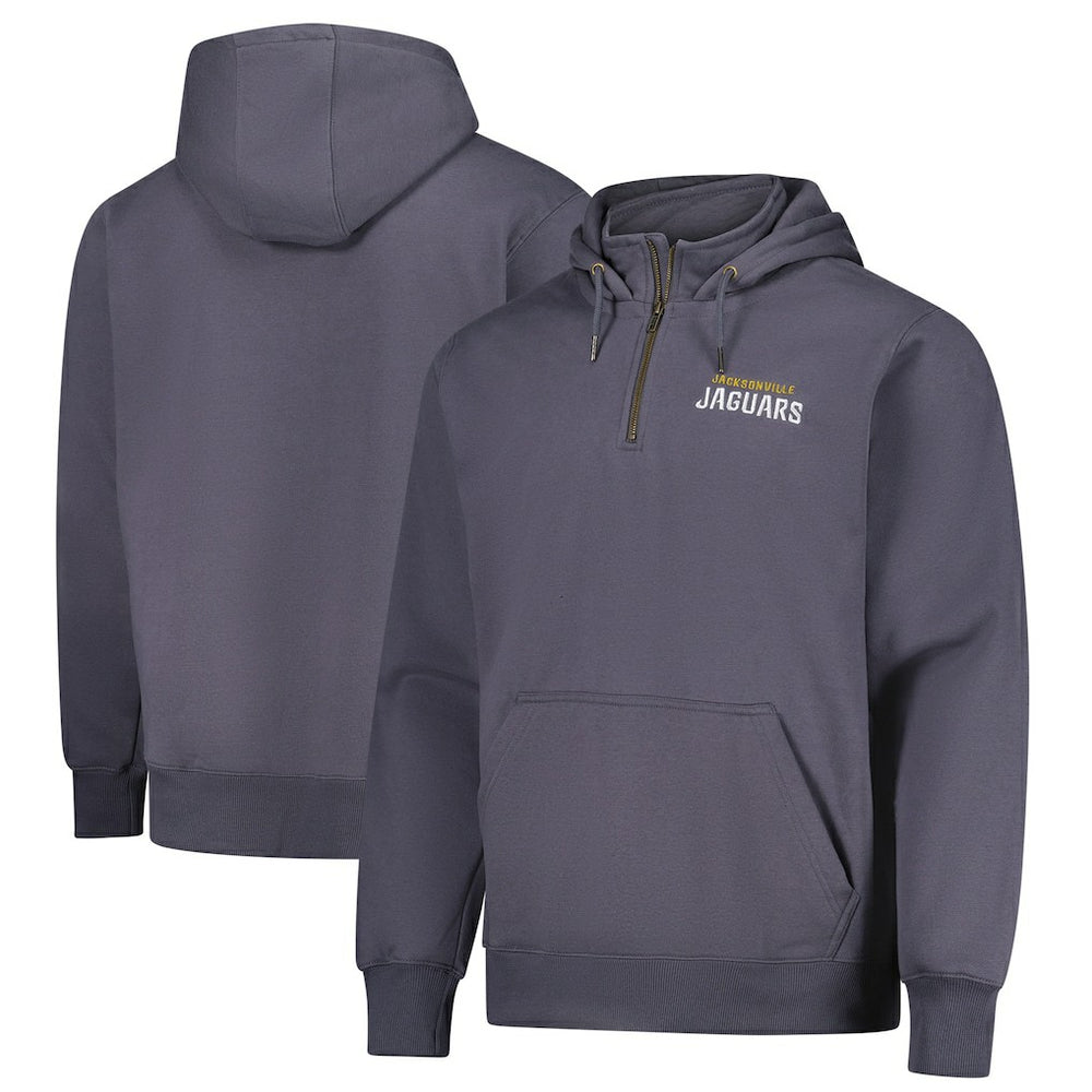 NFL Jacksonville Jaguars Dunbrooke Unisex Defender Quarter-Zip Hoodie