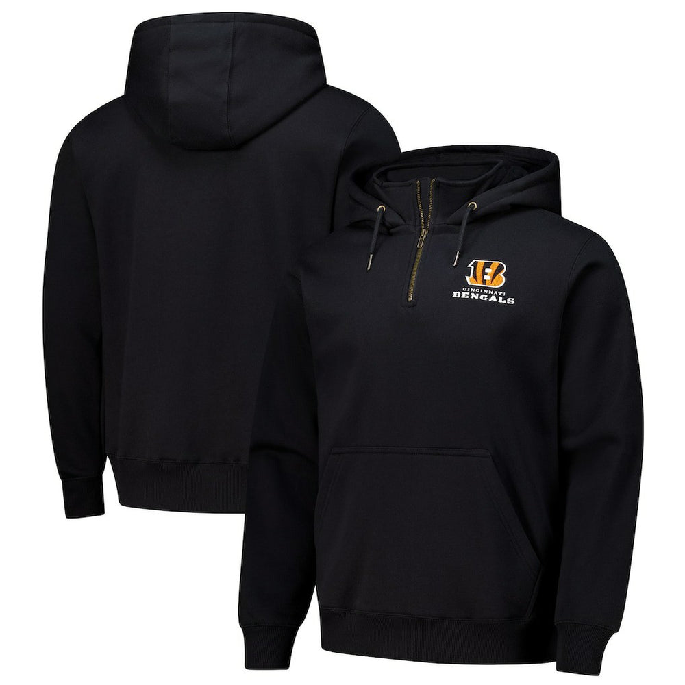 NFL Cincinnati Bengals Dunbrooke Unisex Defender Quarter-Zip Hoodie