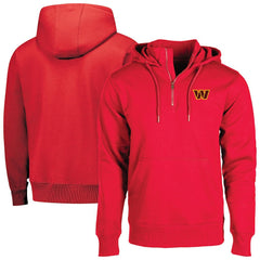 NFL Washington Commanders Dunbrooke Unisex Defender Quarter-Zip Hoodie