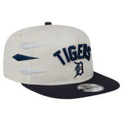 Detroit Tigers Iron Golfer Snapback Hat - Cream | New Era