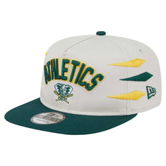 Athletics Iron Golfer Snapback Hat - Cream | New Era