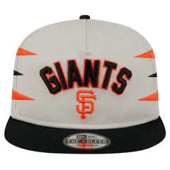 San Francisco Giants Iron Golfer Snapback Hat - Cream | New Era