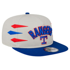 Texas Rangers Iron Golfer Snapback Hat - Cream | New Era