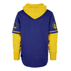 Golden State Warriors '47 Trifecta Shortstop Pullover Hoodie sale - Royal | 47 brand discount