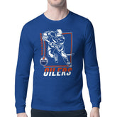 Edmonton Oilers Starter Player Grid Long Sleeve T-Shirt
