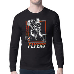 Philadelphia Flyers Starter Player Grid Long Sleeve T-Shirt