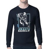 Seattle Kraken Starter Player Grid Long Sleeve T-Shirt