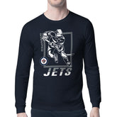Winnipeg Jets Starter Player Grid Long Sleeve T-Shirt