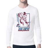 Colorado Avalanche Starter Player Grid Long Sleeve T-Shirt