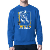 St. Louis Blues Starter Player Grid Fleece Pullover Sweatshirt