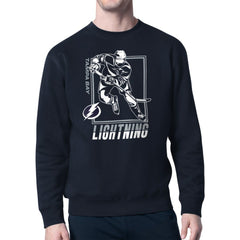 Tampa Bay Lightning Starter Player Grid Fleece Pullover Sweatshirt
