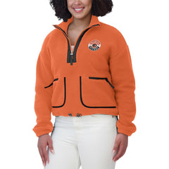 Philadelphia Flyers WEAR by Erin Andrews Women's Polar Fleece Half-Zip Jacket