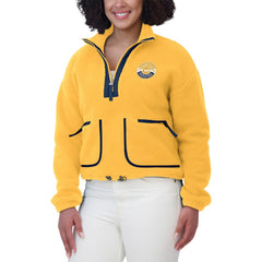 Nashville Predators WEAR by Erin Andrews Women's Polar Fleece Half-Zip Jacket