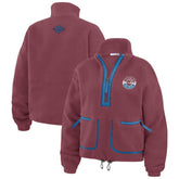 Colorado Avalanche WEAR by Erin Andrews Women's Polar Fleece Half-Zip Jacket
