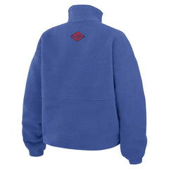 New York Rangers WEAR by Erin Andrews Women's Polar Fleece Half-Zip Jacket