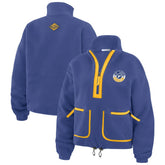 St. Louis Blues WEAR by Erin Andrews Women's Polar Fleece Half-Zip Jacket