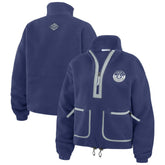 Toronto Maple Leafs WEAR by Erin Andrews Women's Polar Fleece Half-Zip Jacket