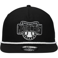 Washington Nationals Golfer Snapback Hat - Black | New Era
