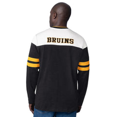 Boston Bruins Starter Blitz Durene Long Sleeve T-Shirt