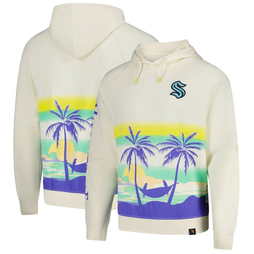 Seattle Kraken Margaritaville Island Dream Peached Pullover Hoodie