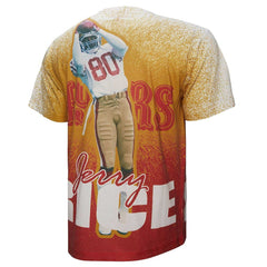 NFL San Francisco 49ers Jerry Rice Burst Retired Player T-Shirt