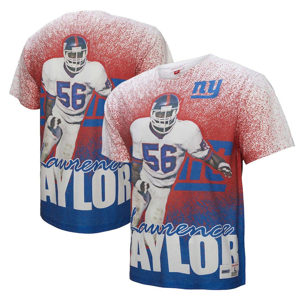NFL New York Giants Lawrence Taylor Burst Retired Player T-Shirt