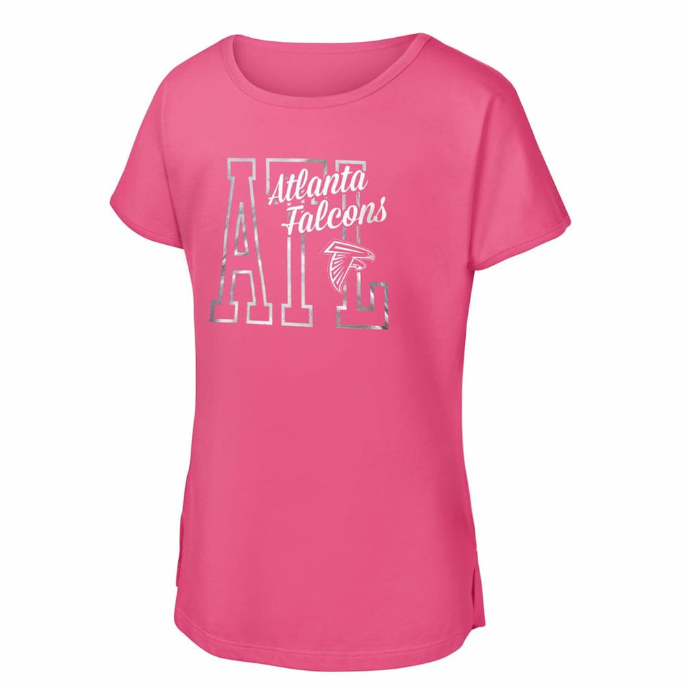 NFL Atlanta Falcons Girls Youth Signal Caller Dolman T-Shirt