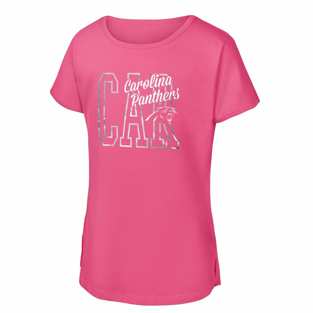 NFL Carolina Panthers Girls Youth Signal Caller Dolman T-Shirt