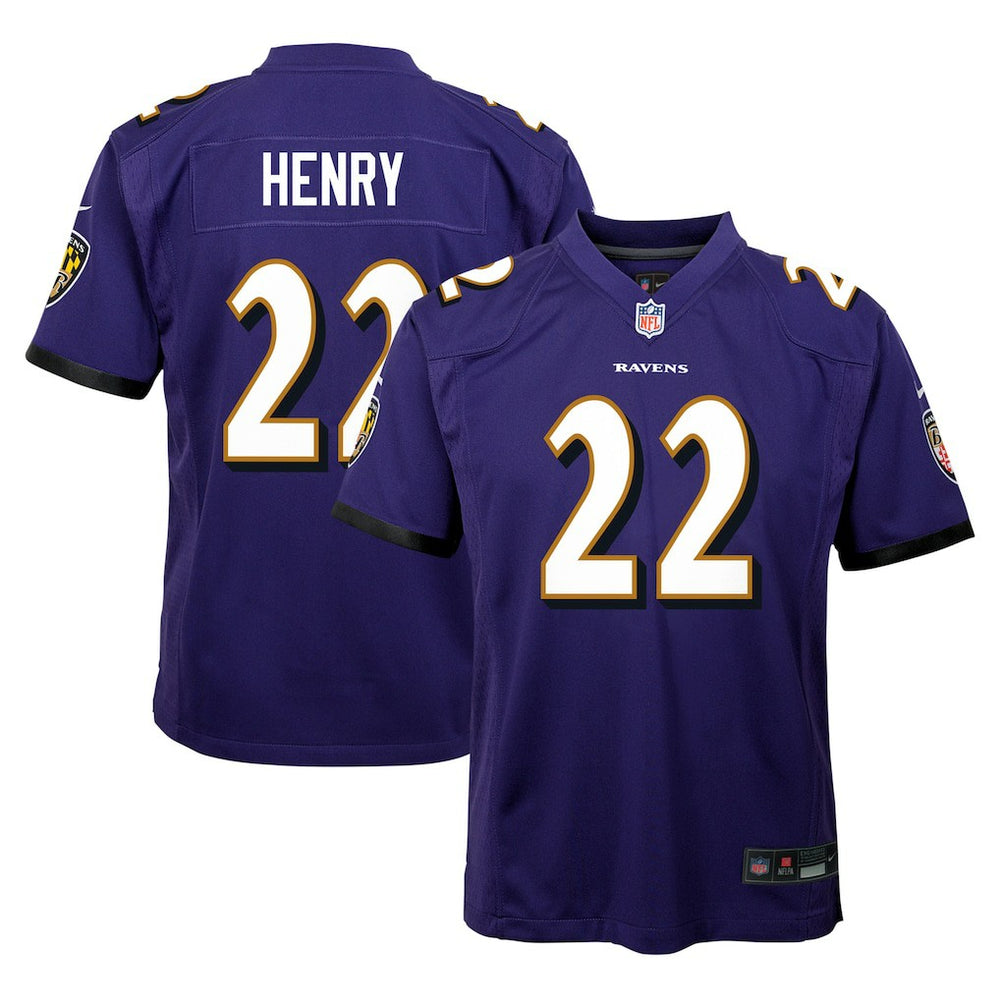 NFL Baltimore Ravens Derrick Henry Youth Game Jersey