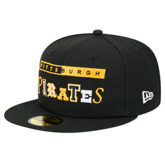 Pittsburgh Pirates Ransom 59FIFTY Fitted Hat - Black | New Era