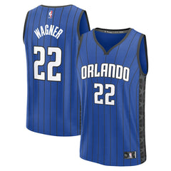 Franz Wagner Orlando Magic Fast Break Replica Player Jersey - Statement Edition - Blue | Fanatics shop