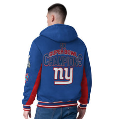 NFL New York Giants G-III Extreme No Huddle Commemorative Full-Zip Hoodie Jacket