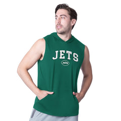 NFL New York Jets MSX by Michael Strahan Action Sleeveless Pullover Hoodie
