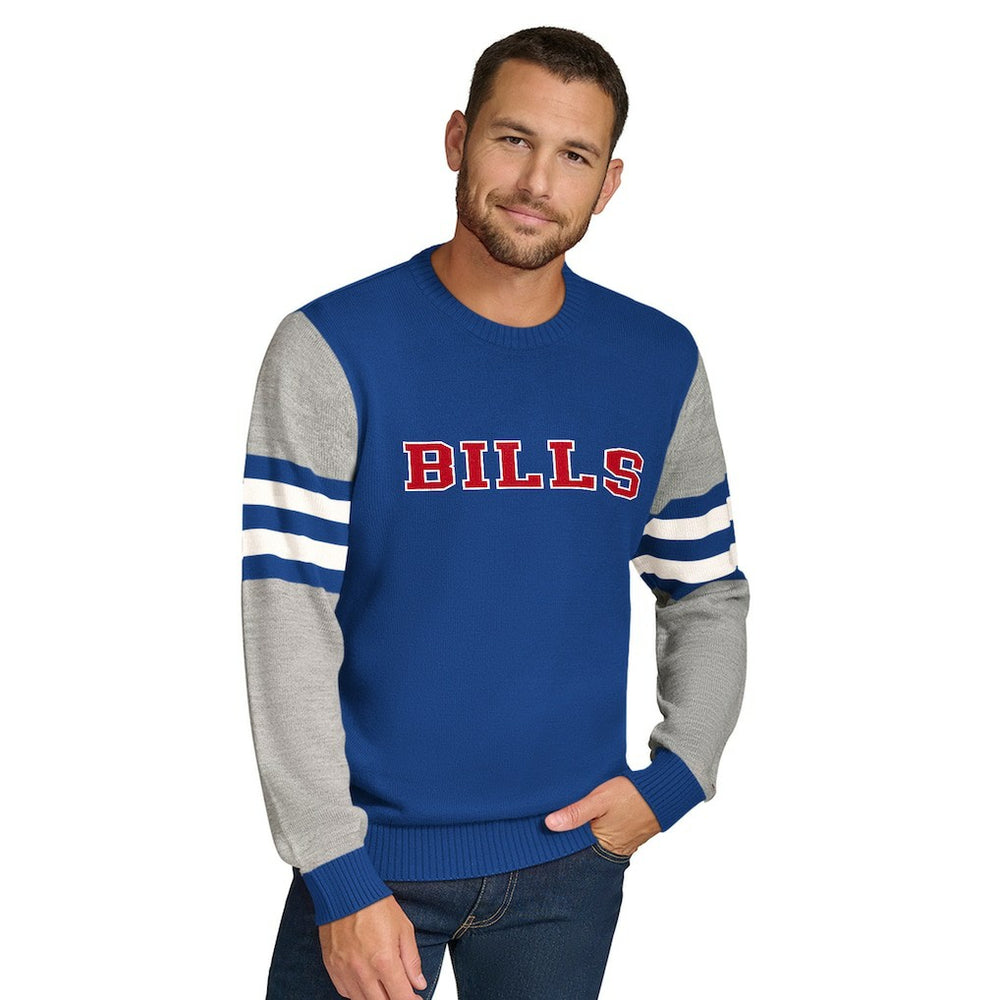 NFL Buffalo Bills Tommy Hilfiger Acrylic Crewneck Pullover Sweater